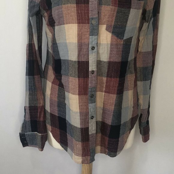 BKE Buckle shirt button up plaid Eased Medium - Picture 5 of 11